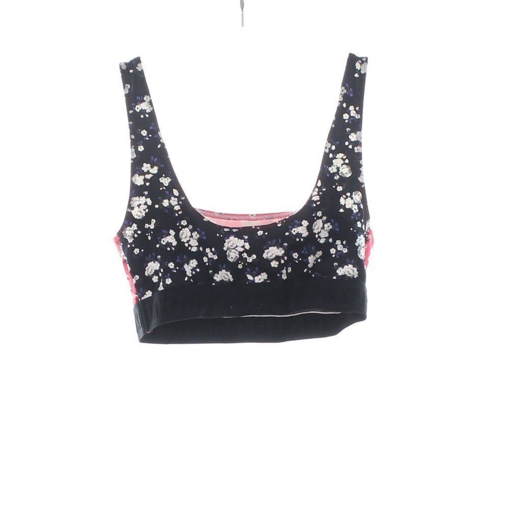 NWT PINK Victoria’s Secret Floral Mixed Print Sports Bra Red & Black S - Picture 9 of 9